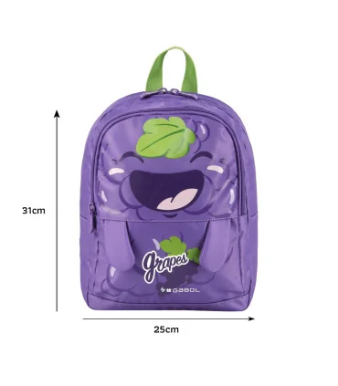 کوله پشتی Tutti-frutti (grapes) سایز 11×32×25 بنفش